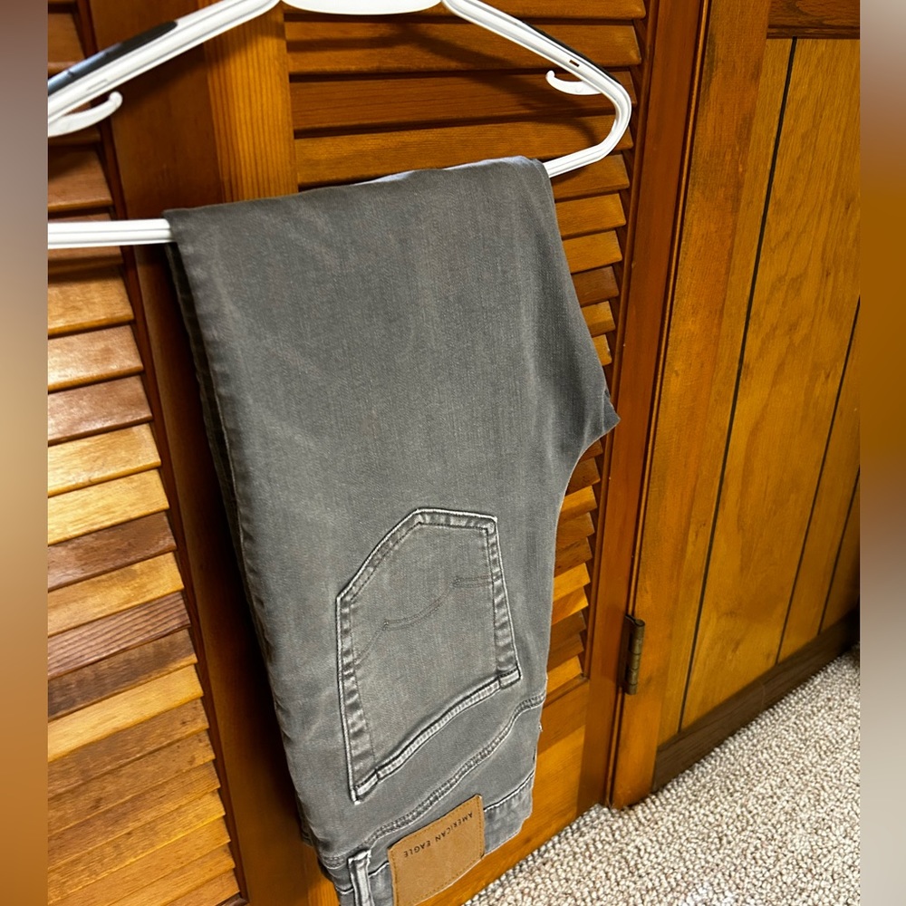 American Eagle Next Level Flex Athletic Slim Jeans Gray 30 x 30